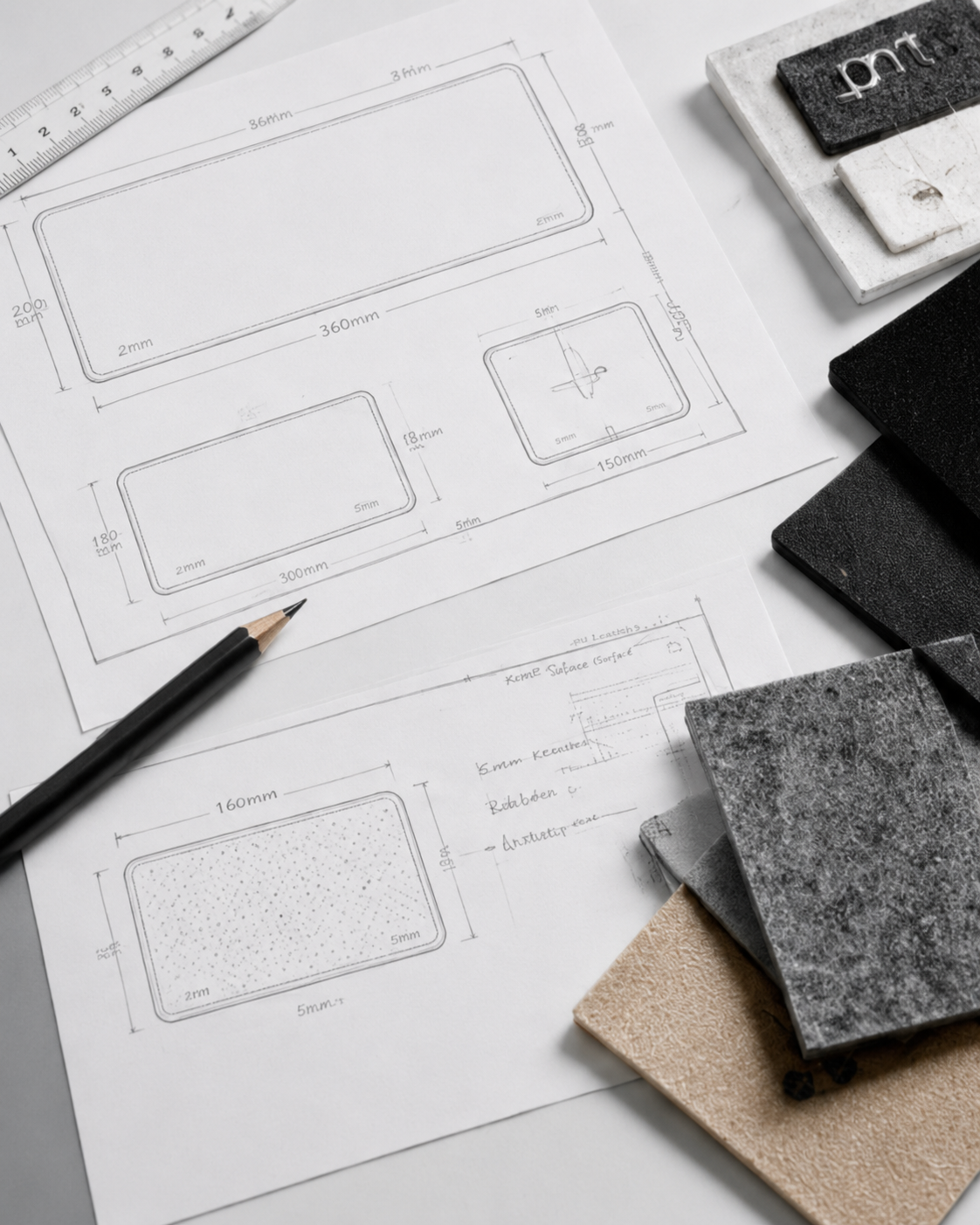Custom OEM ODM desk mat manufacturing service